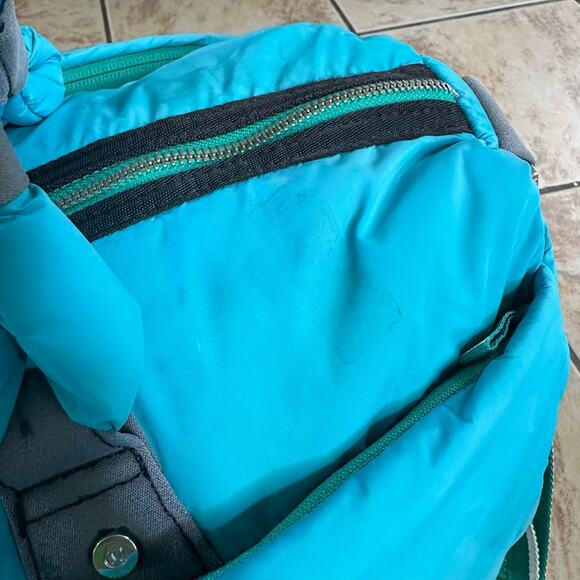 Lululemon Quilted Duffle Bag With Shoulder Strap Turquoise Weekender‎ - Picture 4 of 16